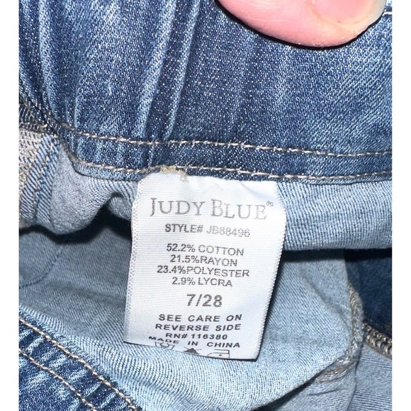 JUDY BLUE SANDY SPRINGS HIGH RISE CUFFED JOGGER - Picture 6 of 6